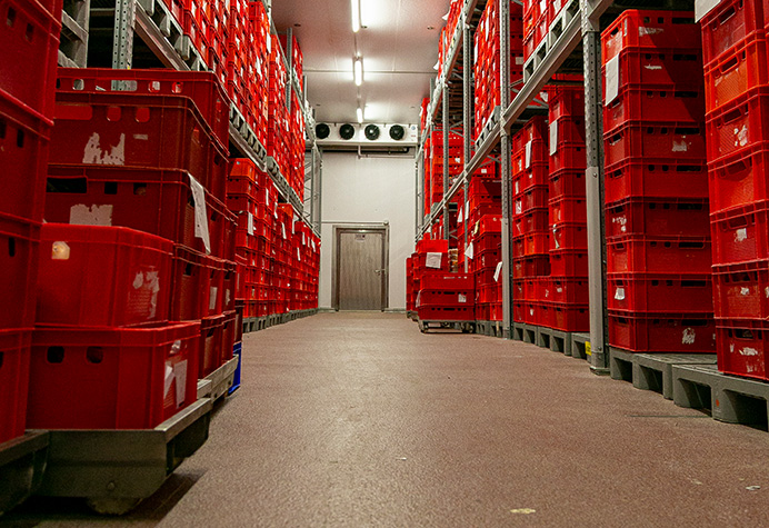 Metzgerei Schiller Hof Hochregallager